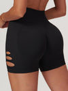 ZASUWA Female Hollow Out Hip-lift Quick-dry High-waisted Seamless Shorts