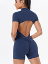 ZASUWA Female Hollow Out Backless Scrunch Bum Push Up Design Romper