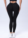ZASUWA Female Sexy Deep V Back Scrunch Bum Leggings