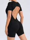 ZASUWA Female Heart Backless Romper
