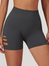 ZASUWA Female Hollow Out Hip-lift Quick-dry High-waisted Seamless Shorts