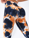 ZASUWA Female Hot Tie-dye Quick Dry Hip-lift Leggings