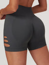 ZASUWA Female Hollow Out Hip-lift Quick-dry High-waisted Seamless Shorts