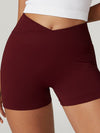 ZASUWA Female Quick-dry Scrunch Bum Seamless Booty Shorts