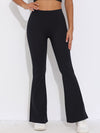 ZASUWA Female V-shaped Waist Scrunch Bum Quick-dry Flare Leggings