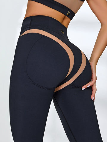 ❤ZASUWA Female Super Sexy Unique Mesh Hip-lift Leggings