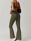 ZASUWA Female Sexy Cutout Pocket Flare Booty Cargo Jumpsuit