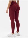 ZASUWA Female High-waisted Seamless Elastic Tight Quick Dry Hip-lift Leggings