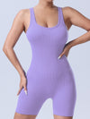 ZASUWA Female Cross Back Scrunch Bum Seamless Romper