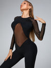 🖤ZASUWA Female Sexy Mesh Jumpsuit