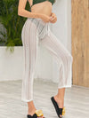 ZASUWA Female Hollow Out Fishnet Beach Pants Swimwear Cover-up Without Bikini Set