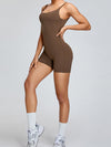 ZASUWA Female Backless U Collar Quick Dry Nude Sensation Romper