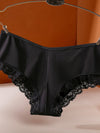 ZASUWA Female Hollow Out Silk T-back Panties
