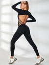❤ZASUWA Female Unique Cutout Cross Booty Jumpsuit