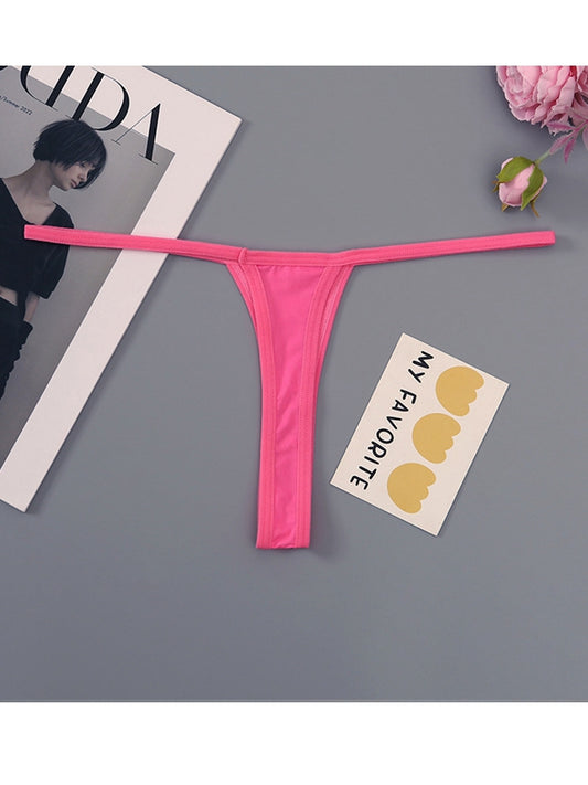 ZASUWA Female Sexy Mesh Print T-Back Panties