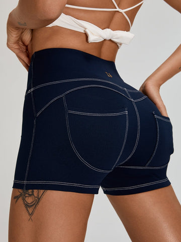 ZASUWA Female Sexy Denim Pocket Quick-dry Shorts