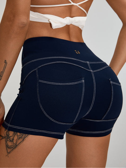 ZASUWA Female Sexy Denim Pocket Quick-dry Shorts