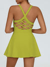 ZASUWA Female Cross Back Quick Dry Tennis Dress