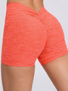 ZASUWA Female Deep V Back Pocket Scrunch Bum Shorts