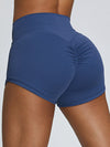 ZASUWA Female Scrunch Bum High-rise Spandex Gym Booty Shorts