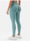ZASUWA Female High-waisted Seamless Elastic Tight Quick Dry Hip-lift Leggings
