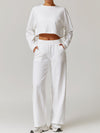 ZASUWA Female Split Backless High-waisted Casual Loose Tracksuit
