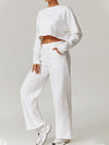 ZASUWA Female Split Backless High-waisted Casual Loose Tracksuit