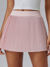 ZASUWA Female Solid Color Quick Dry 2 in 1 Tennis Skirts