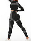 ZASUWA Female Scrunch Bum Seamless Elastic Tight Quick-dry Tracksuit