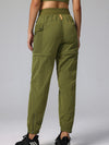 ZASUWA Female Drawstring Pocket Casual Cargo 2 in 1 Design Pants