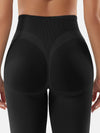 ZASUWA Female High-waisted Seamless Elastic Tight Quick Dry Hip-lift Leggings