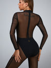 🖤ZASUWA Female Sexy Mesh Jumpsuit