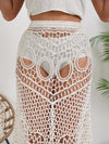ZASUWA Female Sexy Hollow Out Fishnet Without Bikini Set Swimwear Cover Dress