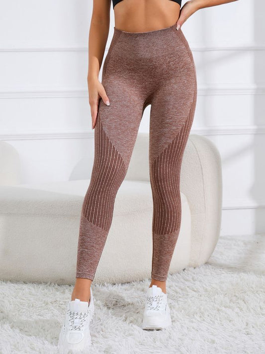 ZASUWA Female Faux Denim Quick Dry High-waisted Push Up Design Leggings