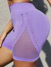 ZASUWA Female High-waisted Net Breathable Booty Shorts