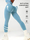 ZASUWA Female Push-up Scrunch Bum Seamless Leggings