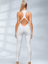 ZASUWA Female Zipper Backless Scrunch Bum Jumpsuit