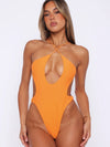 ZASUWA Female Sexy Cross Hollow Out Beach One Piece