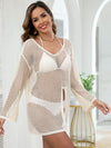 ZASUWA Female Sexy Fishnet Swimwear Cover Dress Without Bikini Set