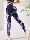 ZASUWA Female Push Up Design Colorful Hot Tie-dye Quick Dry Leggings