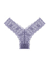 ZASUWA Female V-shape Wasited Flower Lace T-back Panties