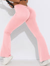 ZASUWA Female V-shaped Waist Scrunch Bum Quick-dry Flare Leggings