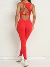 ZASUWA Female Hollow Out Beauty Back Jumpsuits