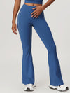 ZASUWA Female Flare Hip-lift High-waisted Split Pants