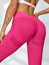 ZASUWA Female Sexy Deep V Back Scrunch Bum Leggings