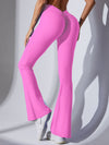 ZASUWA Female Deep V Back Scrunch Bum Flare Pants