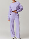 ZASUWA Female Split Backless High-waisted Casual Loose Tracksuit