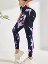 ZASUWA Female Push Up Design Colorful Hot Tie-dye Quick Dry Leggings