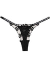 ZASUWA Female Sexy Flower Lace Mesh T-back Panties