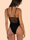 ZASUWA Female Sexy Sheer Mesh One Piece
